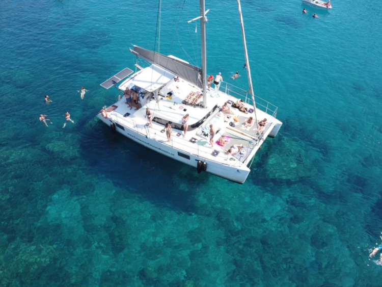 Rhodes Catamaran Day Cruise with Lunch and Drinks